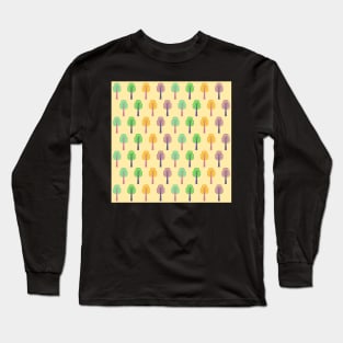 Colorful little trees Long Sleeve T-Shirt